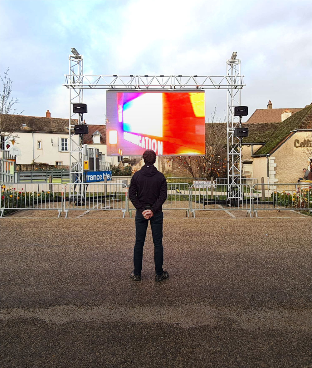 location ecran geant led